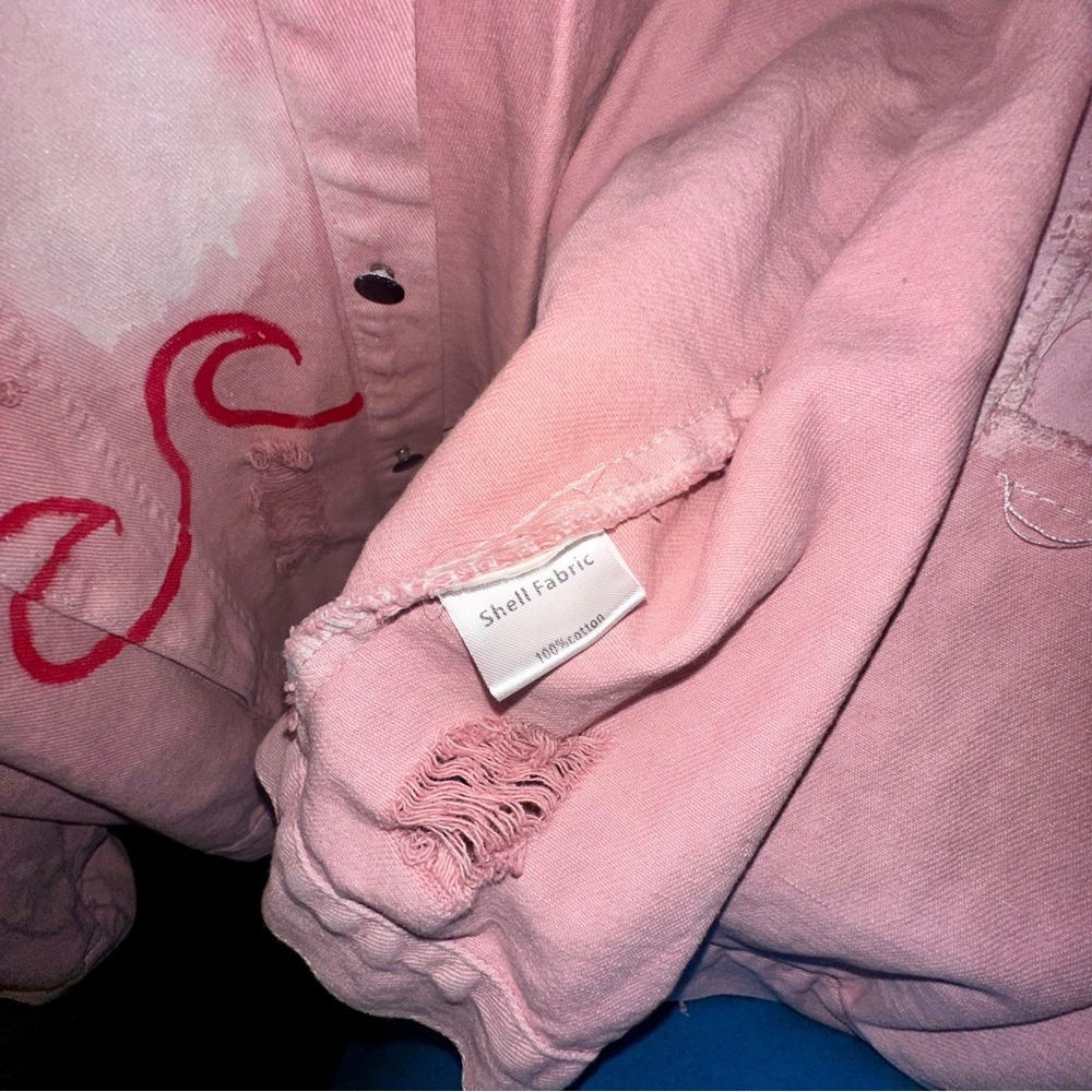 SUPER RARE 'Surfing' Distressed Denim Jacket - Picture 10 of 11